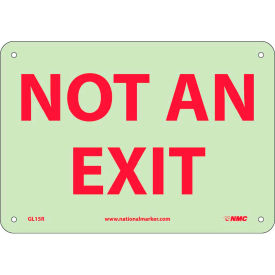 Glo-Brite Not An Exit Sign - Rigid Plastic GL15R