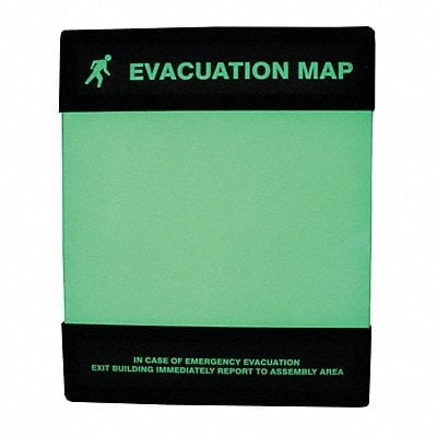 Evacuation Map Holder 8-1/2 in x 11 in MPN:DTA238