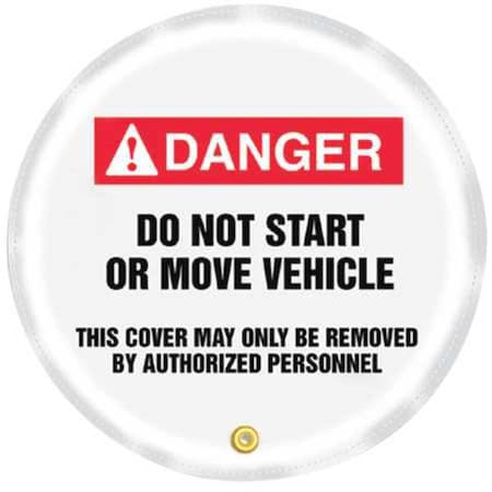 Danger Sign, 20 in H, 20 in W, Vinyl, English, KDD726 MPN:KDD726