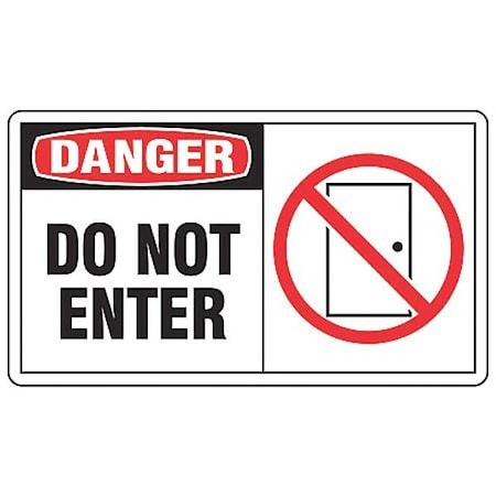 Safety Label, 3-1/2 In. H, PK5, LADM002VSP MPN:LADM002VSP