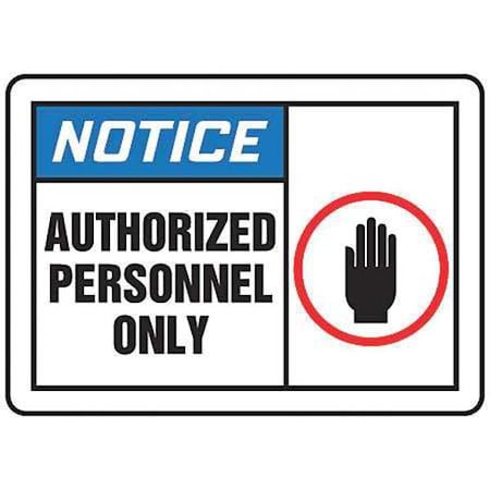 Safety Label, 3 1/2 in H, 5 in W, Vinyl, Horizontal Rectangle, English, LADM803VSP, PK5 MPN:LADM803VSP