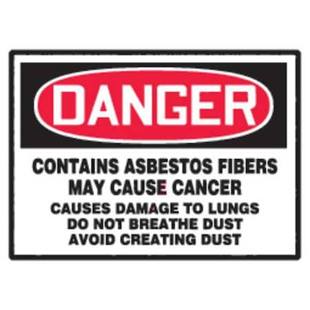 Safety Label, 7inWx5inH, Blk/Red/Wht MPN:LCAW102XVE