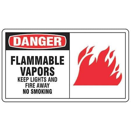 Safety Label, 3 1/2 in H, 5 in W, Vinyl, Horizontal Rectangle, English, LCHL005VSP, PK5 MPN:LCHL005VSP