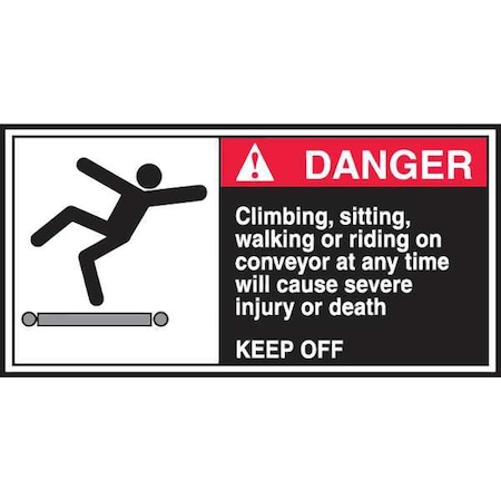 CEMA Label, 2 1/2 in Height, 5 in Width, Vinyl, Horizontal Rectangle, English MPN:LECN171