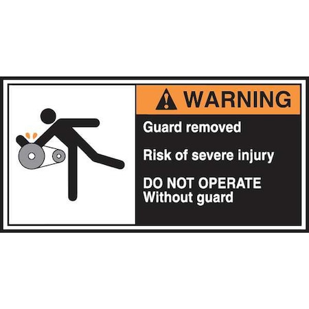 CEMA Label, 2 1/2 in Height, 5 in Width, Vinyl, Horizontal Rectangle, English MPN:LECN366