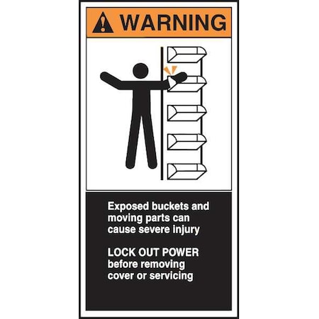 Label, CEMA, 3x6, Warning Exposed, PK5 MPN:LECN373
