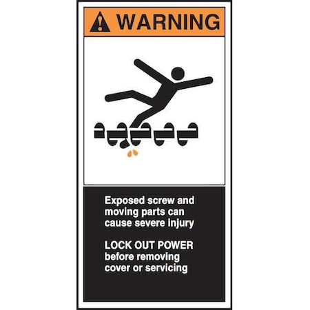 Label, CEMA, 3x6, Warning Exposed, PK5 MPN:LECN375