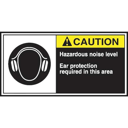 Label, CEMA, 2-1/2x5, Caution Hazard, PK5, LECN683 MPN:LECN683