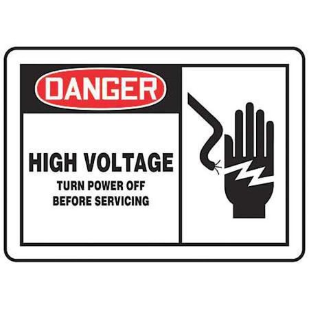 Safety Label, 3-1/2 In. H, 5 In. W, PK5, LELC054VSP MPN:LELC054VSP