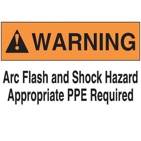 Label, 7x10, Warning Arc Flash and, LELC327 MPN:LELC327