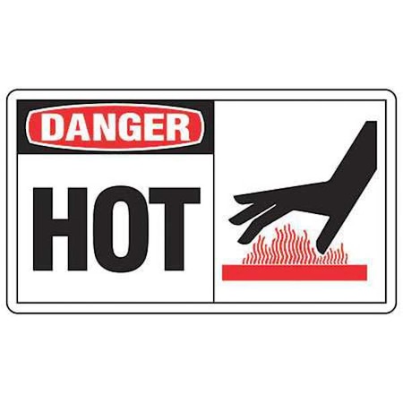 Safety Label, 3 1/2 in H, 5 in W, Vinyl, Horizontal Rectangle, English, LEQM015VSP, PK5 MPN:LEQM015VSP