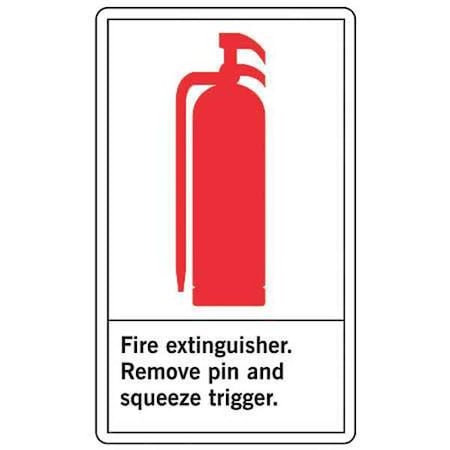 Label, 5 in Height, 3 1/2 in Width, Vinyl, Vertical Rectangle, English MPN:LFXG500VSP