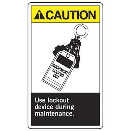 Label, 5 in Height, 3 1/2 in Width, Vinyl, Vertical Rectangle, English MPN:LLKT606VSP