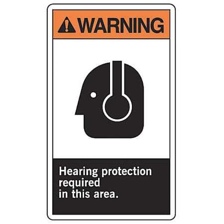 Label, 5 In. H, Self-Adhesive Vinyl, PK5, LPPE300VSP MPN:LPPE300VSP