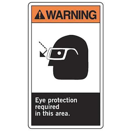 Label, Self-Adhesive Vinyl, 5 In. H, PK5 MPN:LPPE301VSP