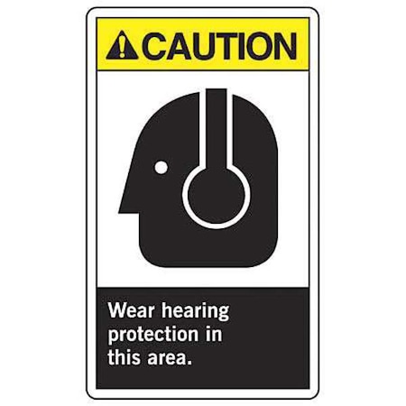 Label, 5 In. H, Self-Adhesive Vinyl, PK5, LPPE600VSP MPN:LPPE600VSP