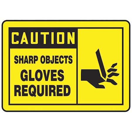 Safety Label, 3 1/2 in Height, 5 in Width, Vinyl, Horizontal Rectangle, English MPN:LPPE621VSP
