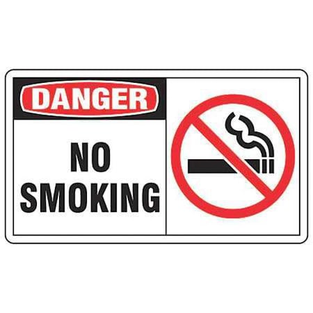 Safety Label, 3 1/2 in Height, 5 in English, LSMK004VSP, PK5 MPN:LSMK004VSP