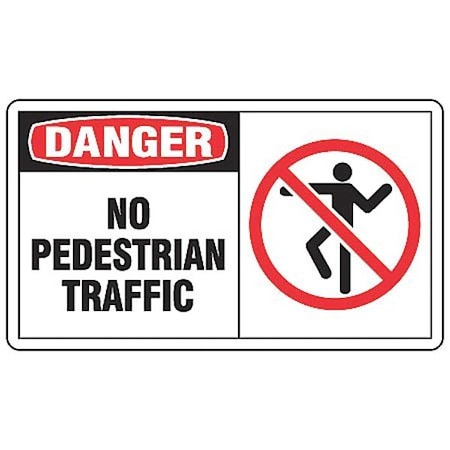 Safety Label, 3 1/2 in Height, 5 in English, LVHR002VSP, PK5 MPN:LVHR002VSP