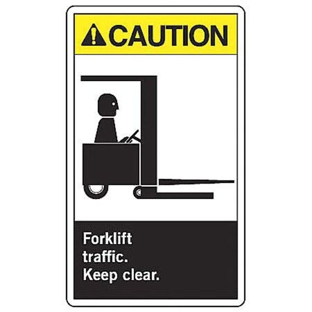 Label, 5 in H, 3 1/2 in W, Vinyl, Vertical Rectangle, English, LVHR600VSP, PK5 MPN:LVHR600VSP