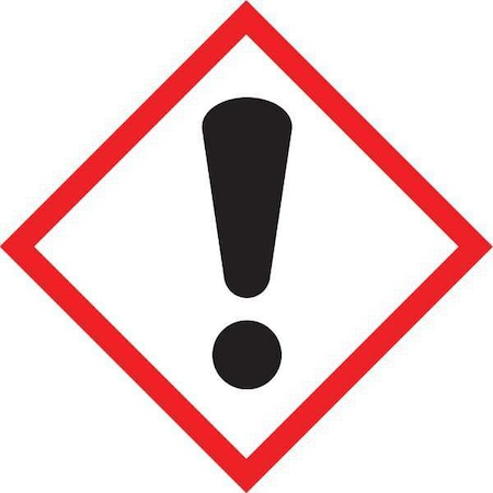 Label, Exclamation, 2x2In, CtdPaper, 250Roll MPN:LZH617PS2