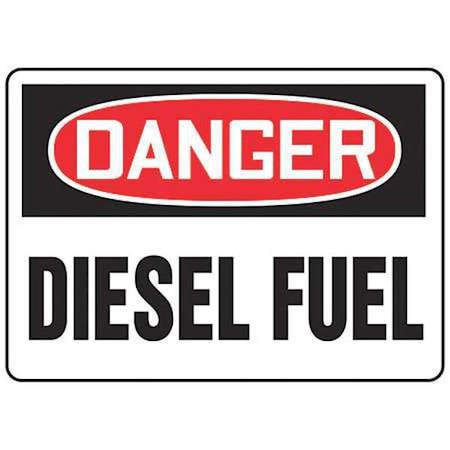 Danger Sign, 7 in H, 10 in W, Vinyl, Rectangle, English, MCHL224VS MPN:MCHL224VS