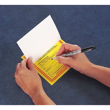 Hazardous Waste Label, 6 In. W, PK100, MHZW20SLC MPN:MHZW20SLC