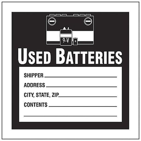 DOT Handling Label, Shipper_Address_City, State, Zip_Contents_, Paper, 6