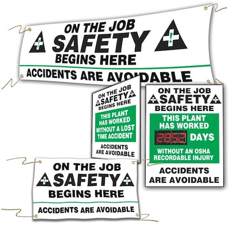 Safety Scoreboard, Glossy FNSH, Vinyl, PK4 MPN:MSK410
