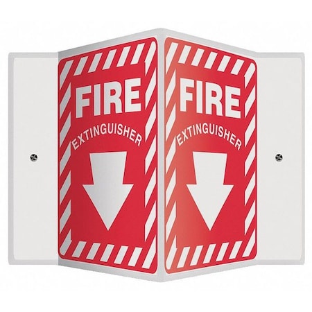 Fire Extinguisher Sign, 12X14