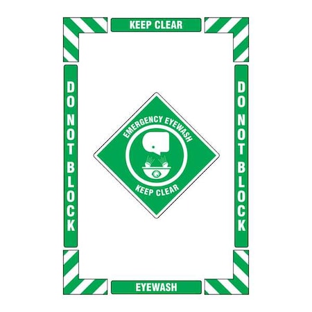 Floor Sign, Vertical Rectangle, English, PSR104 MPN:PSR104