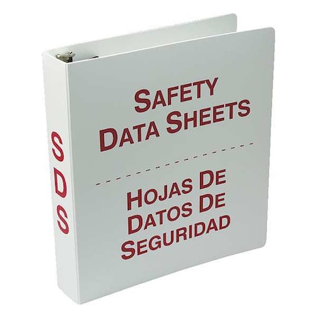 Binder, SDS Safety Data Sheets, Plastic, 10 3/4 in W, 12 in H MPN:SBZRS632