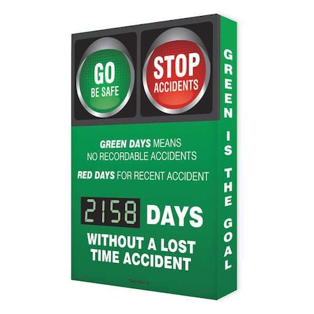 Electronic Scoreboard, 28 in H x, 20 in W, Aluminum MPN:SCK102