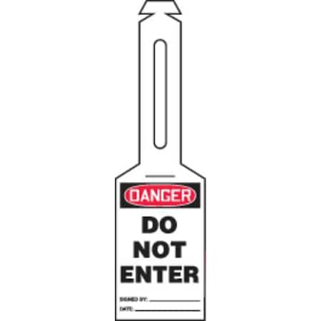 Danger Tag, 5 1/4 in Height, 3 1/4 in Width, English MPN:TAL358