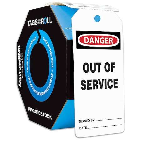 Tag, Equipment Status, Cardstock, 6 1/4 in H x 3 in W, Black, Red, White, Rectangle, 250 PK MPN:TAR148
