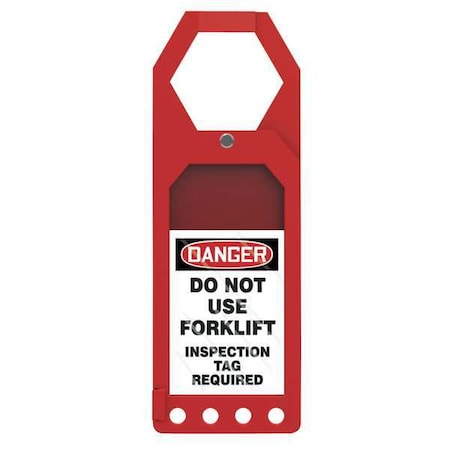 Secure Status Tag Holder, Status Alert, Plastic, 10 in H x 3 1/2 in W, Rectangle MPN:TSS904