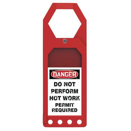 Secure Status Tag Holder, Status Alert, Plastic, 10 in H x 3 1/2 in W, Rectangle MPN:TSS908