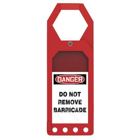 Secure Status Tag Holder, Status Alert, Plastic, 10 in H x 3 1/2 in W, Rectangle MPN:TSS914