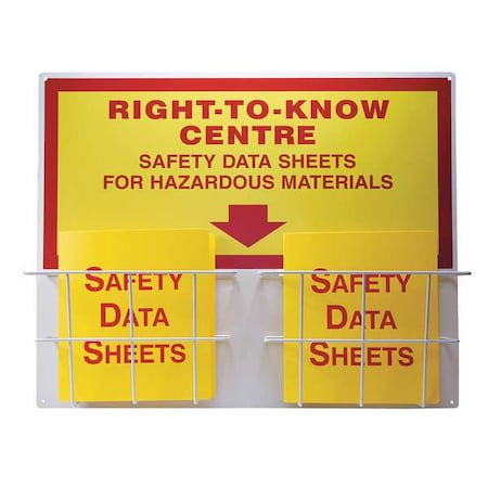 Right to Know Center, Right-to-Know Centre Safety Data Sheets Hazardous Materials, 30 in W, 24 in H MPN:ZRS340
