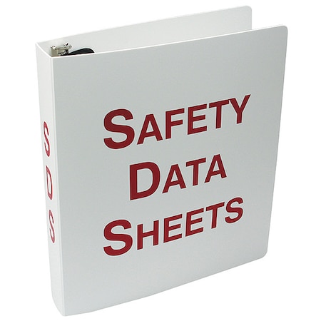 Binder, Safety Data Sheets, 10 5/8 in W, 11 5/8 in H MPN:ZRS632