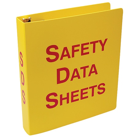 Binder, Safety Data Sheets, 10 5/8 in W, 11 5/8 in H MPN:ZRS641