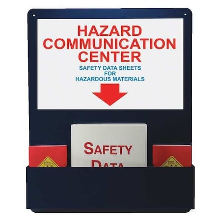 Hazard Communication Center, Aluminum, 24 in W, 30 in H MPN:ZRS730