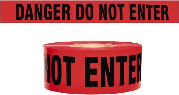 Barricade Tape: Red,  Message: