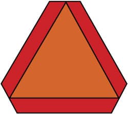 Slow Moving Vehicle Emblem, 16