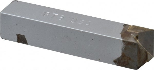 Single Point Tool Bit: 1/2'' Shank Width, Micrograin Solid Carbide Tipped, RH, BT, Box Turning MPN:ACC-BT8