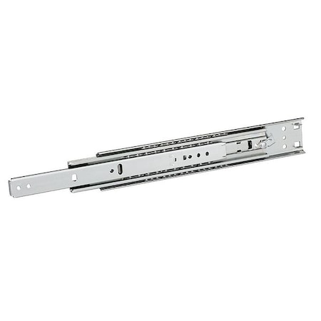 Drawer Slide, Bracket/Hard Mount, 3/4 Ext., PK2, 1/2