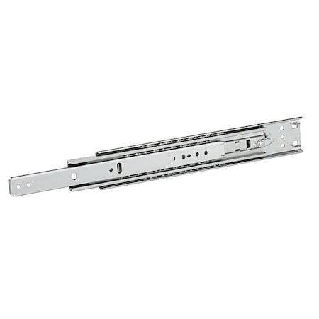 Drawer Slide, Bracket/Hard Mount, 3/4 Ext., PK2, 1/2