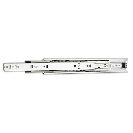 Drawer Slide, Side/Bracket Mount, Full, Soft Close, PK2, 1/2