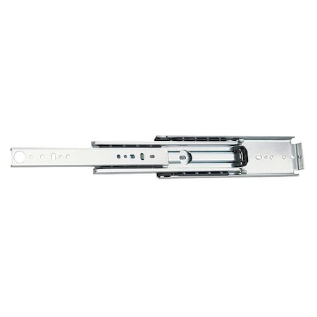 Drawer Slide, Side, Flat/Bracket Mount, Soft Close, PK2, 1/2