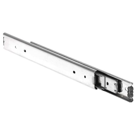 Drawer Slide, Side/Hard Mount, Full, Conv., PK2, 1/2